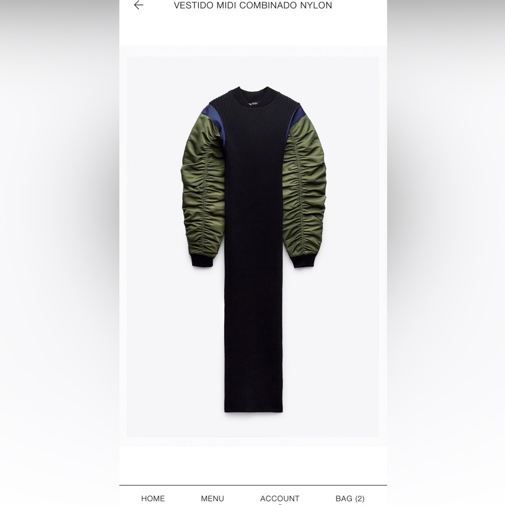 Zara sweater dress